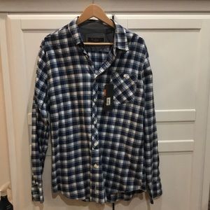 NWT, Ben Sherman, Man’s XL casual button down long sleeve shirt.